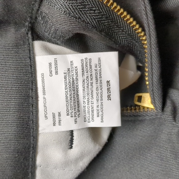 NWT Dickies Black Stretch Double Knee Pant - Slim Fit - Size 2R - Picture 13 of 13